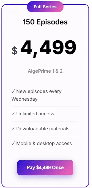algeprime full series price